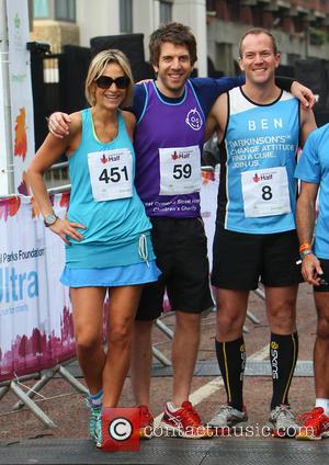 Emily Maitlis, Andy Goldstien and Ben Brown - Photo's of the action from the Royal Parks half marathon which was...