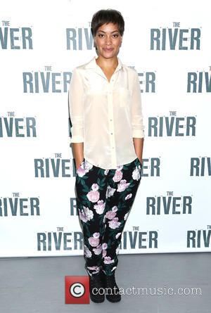 Cush Jumbo - Hugh Jackman The River Photo Call at Circle in the Square rehearsal space, - New York, New...