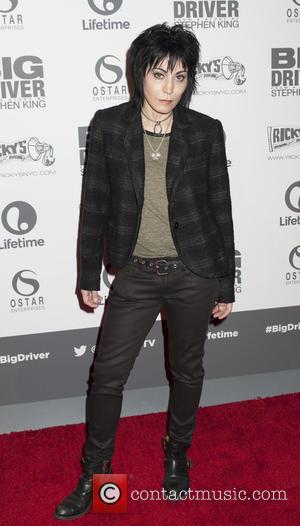 Joan Jett - Photographs from the New York City Screening of Lifetime's 'Big Driver' at the Angelika Film Center in...