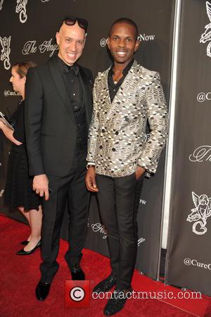 Robert Verdi and guest - A variety of celebs were photographed on the red carpet at the Angel Ball 2014...