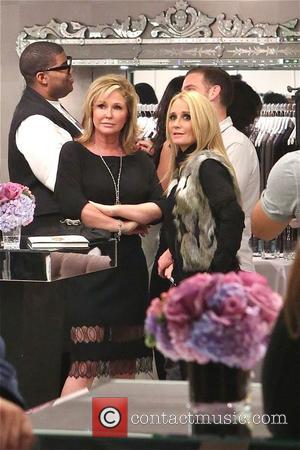 Kathy Hilton and Kim Richards - Photos from the book signing of Nicky Hilton's '365 Style' The signing was held...