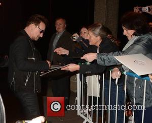 Bono - Celebrities at the RTE studios for 'The Late Late Show' - Dublin, Ireland - Friday 24th October 2014