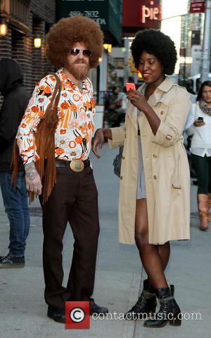 Brent Hinds - Celebrities outside the Ed Sullivan Theater as they arrive for the 'Late Show with David Letterman' at...