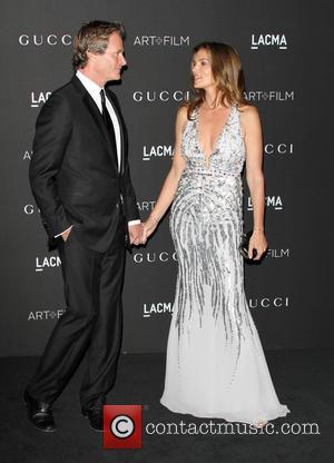 Rande Gerber and Cindy Crawford - A variety of celebrities were photographed as they arrived at the 2014 LACMA Art+Film...