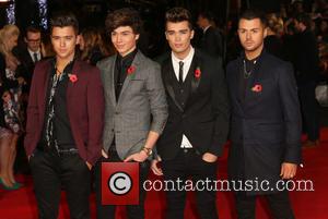 Union J - 'Shots from the red carpet ahead of the world premiere of the latest film in the Hunger...