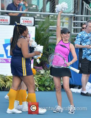 Chris Evert - 25th Annual Chris Evert and Raymond James Pro-Celebrity Tennis Classic held at the Delray Beach Tennis Center...