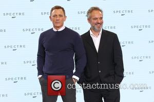 Daniel Craig and Sam Mendes - Shots of the stars of 'Spectre' the new James Bond film as they arrived...