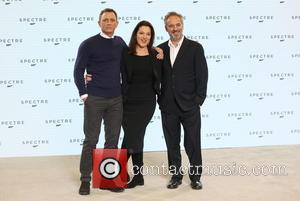 Daniel Craig, Barbara Broccoli and Sam Mendes - SShots of the stars of 'Spectre' the new James Bond film as...
