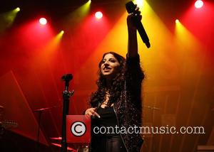 ariana and the rose - Foxes performing on stage at O2 Shepherds Bush Empire in London at Shepherds Bush, Shepherds...