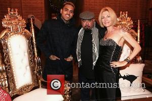 Chris Brown, Orlando Aguillen and Karen Bystedt - Chris Brown and Karen Bystedt Exclusive Serigraph Signing Benefit Symphonic Love Foundation...