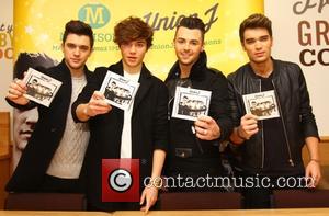 Union J - Union J sign copies of their new album 'You Got It All' at Morrison supermarket at Morrisons...