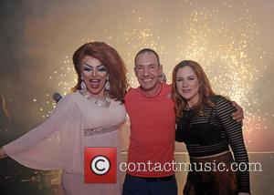 Katy B and Jeremy Joseph - Shots of British pop stars Katy B and Alexandra Burke as they gave live...