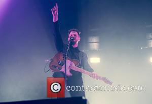 Shots of British indie rock band formed in Leeds, Alt-J as they performed live at the O2 Arena in London,...