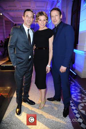 Soenke Moehring, Franziska Weisz and Wotan Wilke Moehring - 65th Berlin International Film Festival (Berlinale) - Blue Hour party by...