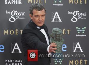 Antonio Banderas - 29th Goya Awards at the Principe Felipe Convention Center - Press Room - Madrid, Spain - Saturday...