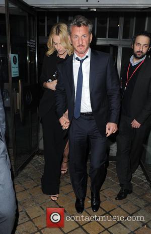 Charlize Theron and Sean Penn - Charlize Theron and Sean Penn seen leaving Royal Festival Hall at Royal Festival Hall...