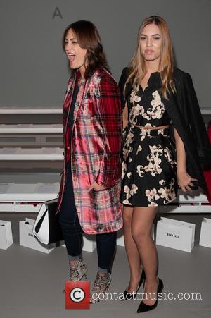 Yasmin Le Bon and Amber Le Bon - London Fashion Week Autumn/Winter 2015 - Bora Asku - Front Row at...