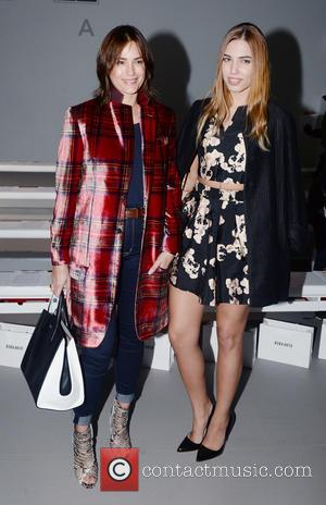 Yasmin LeBon and Amber LeBon - London Fashion Week Autumn/Winter 2015 - Bora Asku - Front Row at London Fashion...