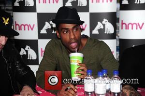 Blue and Simon Webbe - Blue sign copies of their new album 'Colours' at HMV in Birmingham at HMV Bullring...