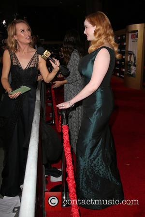 Brooke Anderson and Christina Hendricks