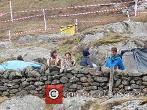 Location Shots - 'Knights of the Round Table: King Arthur' filming in Snowdonia at Capel Carig - Beddgelert, United Kingdom...