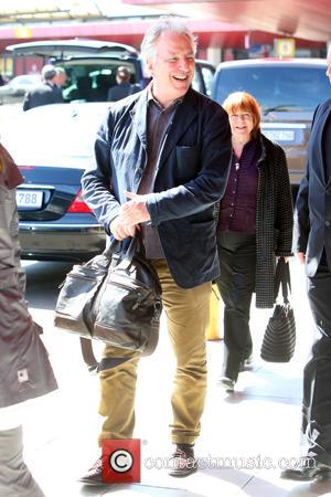 The cast of Noah arriving at Tegel airport for the European