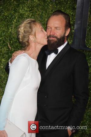 Sting, Gordon Sumner and Trudy Styler - American Theatre Wing's 69th Annual Tony Awards at Radio City Music Hall -...