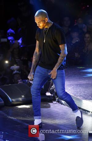 Chris Brown - Dria's Live and Music Legend Quincy Jones presents 'Thriller' featuring Chris Brown at Drai's Nightclub - Las...