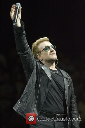 U2 , Bono - U2 headlines at the SSE Hydro within the Scottish Exhibition and Conference Centre (SECC) in Glasgow...