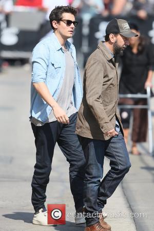 John Mayer - John Mayer seen at the ABC studios and performing on Jimmy Kimmel Live! with Bob Weir from...