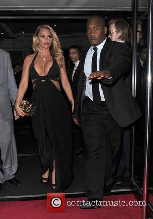 Katie Price - Katie Price departs The Groucho Club in Soho with a male companion at The Groucho - London,...