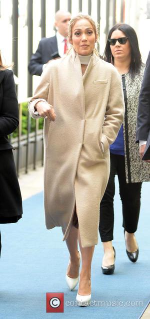 Jennifer Lopez - 2016 NBC Universal Upfront Presentation held at Radio City Music Hall - Arrivals at Rockefeller Center, Radio...