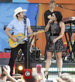 Brad Paisley and Demi Lovato