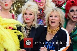 Jennifer Saunders and Joanna Lumley