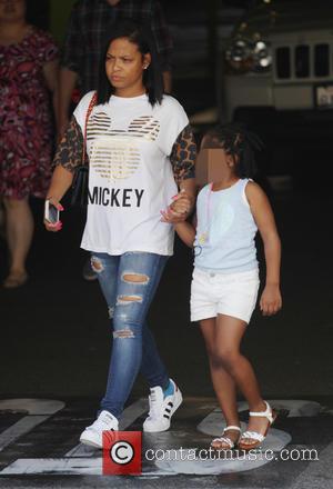 A relaxed and make up free Christina Milian takes her daughter Violet shopping in Studio City. California, United States -...