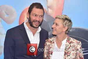 Dominic West and Ellen Degeneres