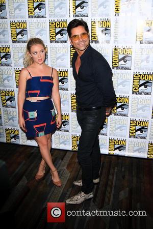 Billie Lourd and John Stamos