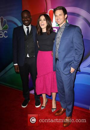 Malcolm Barrett, Abigail Spencer and Matt Lanter