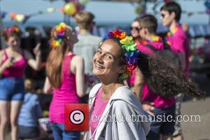 Atmosphere shots taken at the 2016 Brighton Pride Festival - United Kingdom - Saturday 6th August 2016