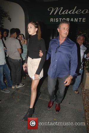 Sylvester Stallone and Scarlet Rose Stallone