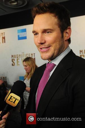 Chris Pratt attending the New York premiere of 'The Magnificent Seven' held at the Museum of Modern Art in New...
