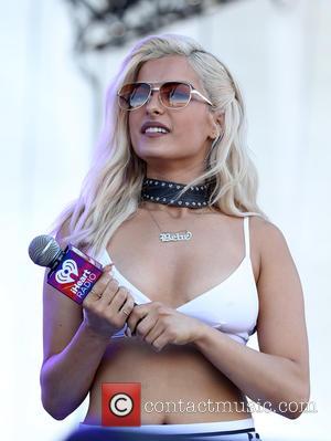 Bebe Rexha performs at the 2016 iHeartRadio Daytime Village at MGM Village, Las Vegas, Nevada, United States - Saturday 24th...