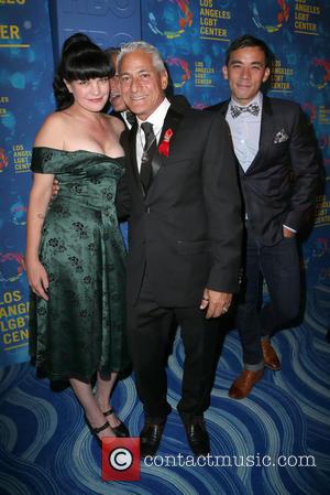 Pauley Perrette and Greg Louganis