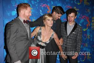 Jesse Tyler Ferguson, Justin Mikita, Julie Bowen and Nolan Gould