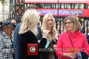 Fearne Cotton arrives at the Service of Thanksgiving for Sir Terry Wogan. Friends, Family and colleagues gather to celebrate the...