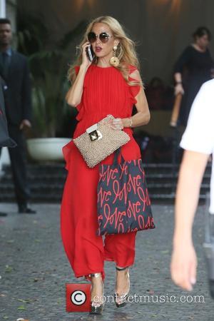 Rachel Zoe seen leaving Revlon's Annual Philanthropic Luncheon held at Chateau Marmont, West Hollywood, Los Angeles, California, United States -...