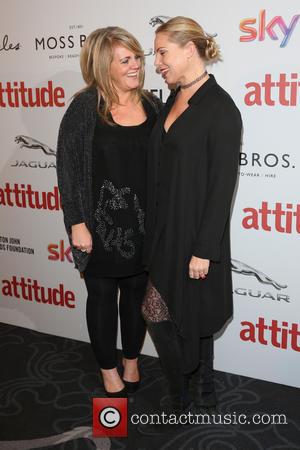 Sally Lindsay on the red carpet at the 2016 Attitude Awards, London, United Kingdom - Monday 10th October 2016