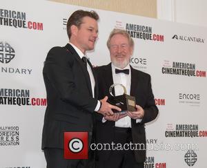Matt Damon and Sir Ridley Scott