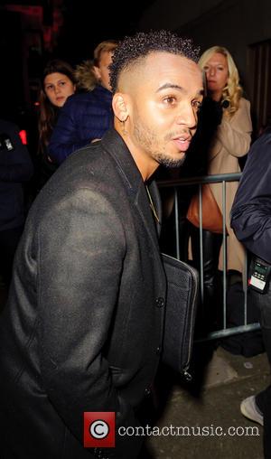 Aston Merrygold seen entering the Channel 4 Stand Up To Cancer Gala Fundraiser held at the Westminster Methodist Central Hall,...