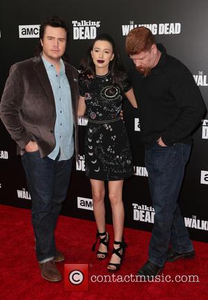 Josh Mcdermitt, Christian Serratos and Michael Cudlitz